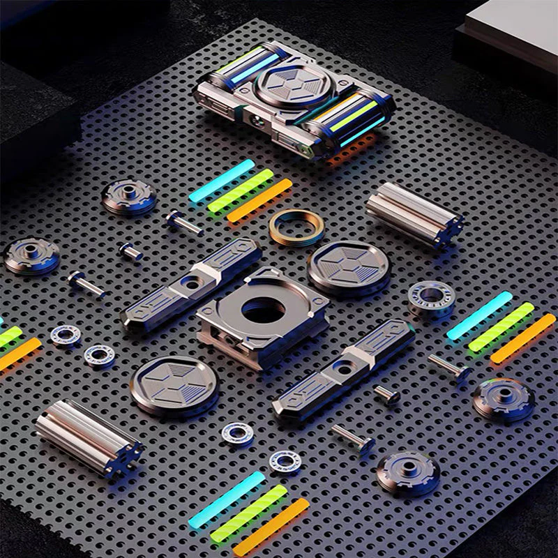 Mini Metal Anti-Stress Fidget Spinner - Image 3