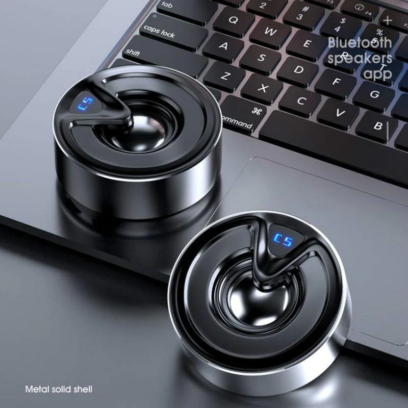 Mini Metal Elegant Portable Bluetooth Speaker - Image 3