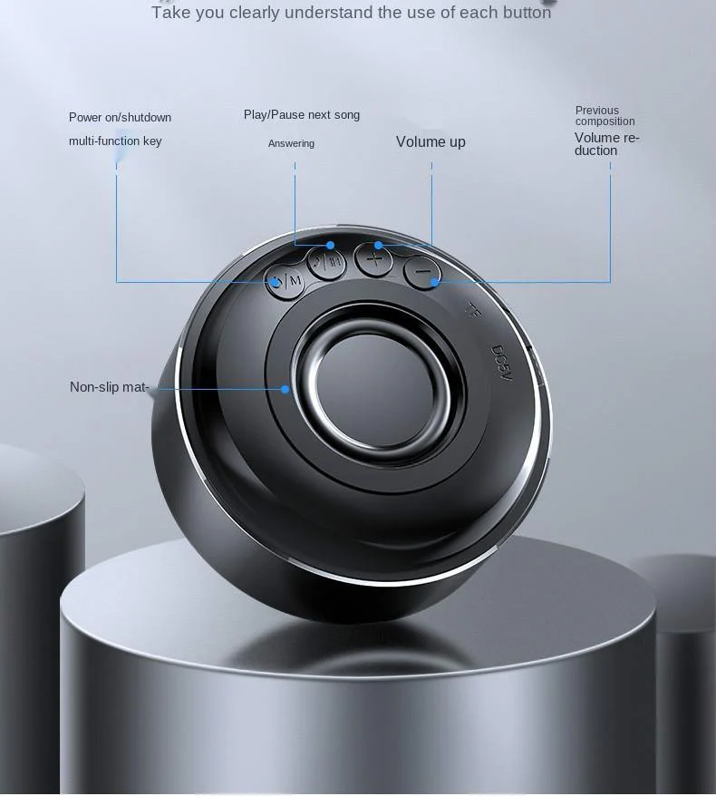 Mini Metal Elegant Portable Bluetooth Speaker - Image 4