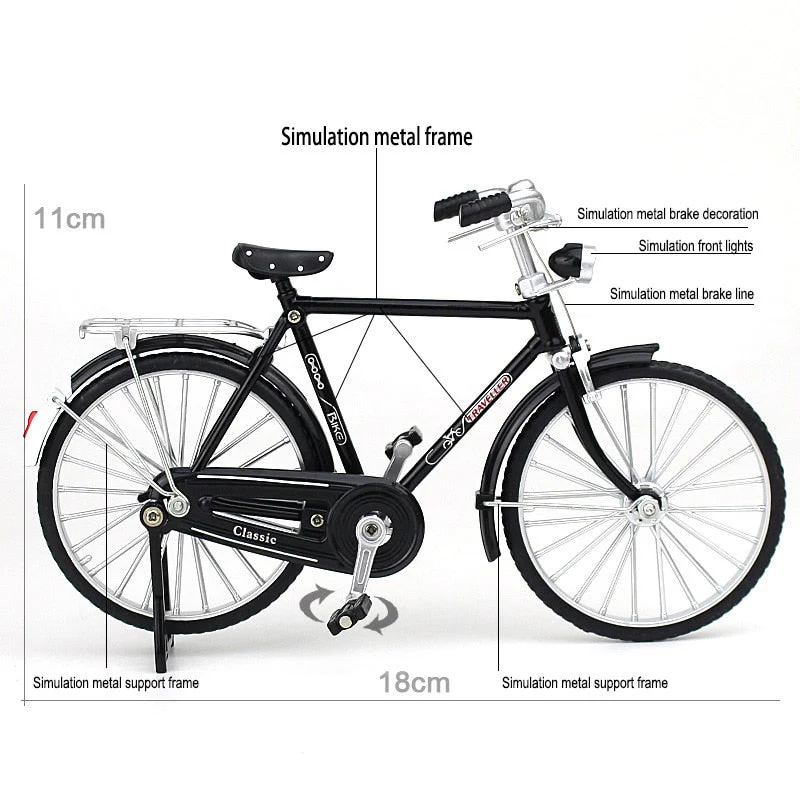Mini Model Metal Bicycle Toy - Image 3