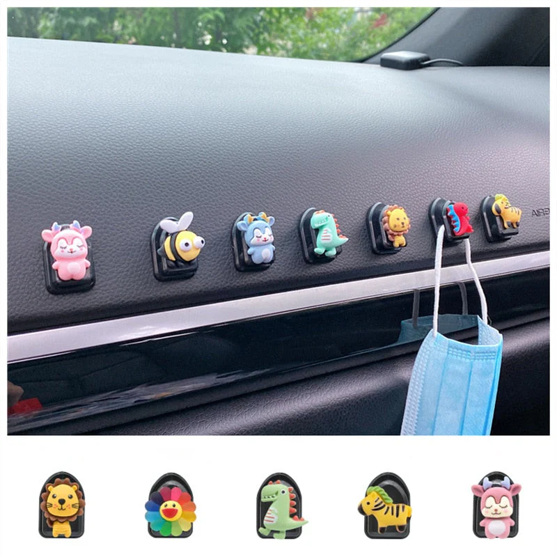 Mini Multifunctional Animal Car Hook Set - Image 6