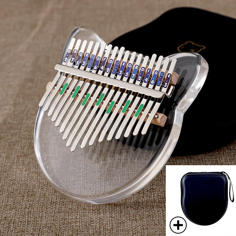 Mini Musical 17 Key Acrylic Thumb Piano - Image 10