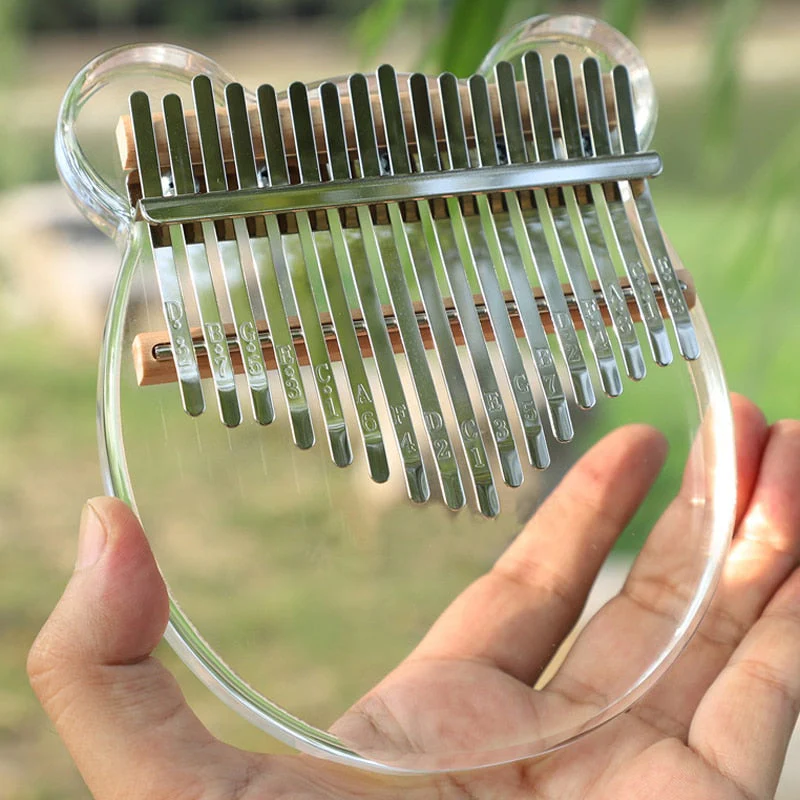 Mini Musical 17 Key Acrylic Thumb Piano - Image 9