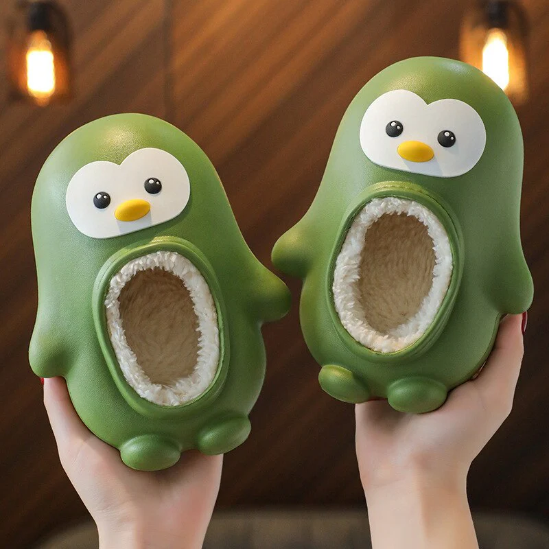Mini Penguin Waterproof Warm Kids Slippers - Image 6