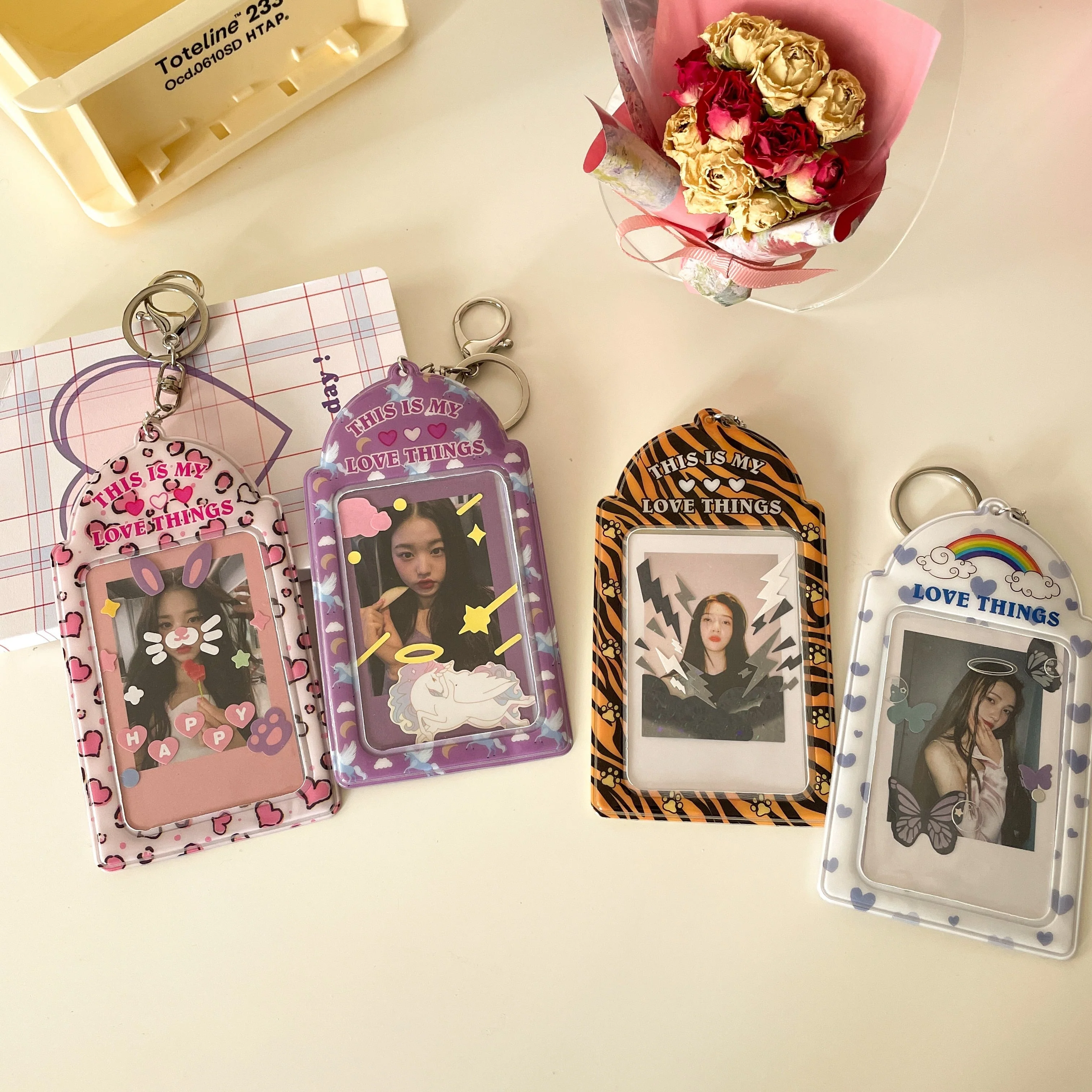 Mini Polaroid Holder Keychain - Image 3