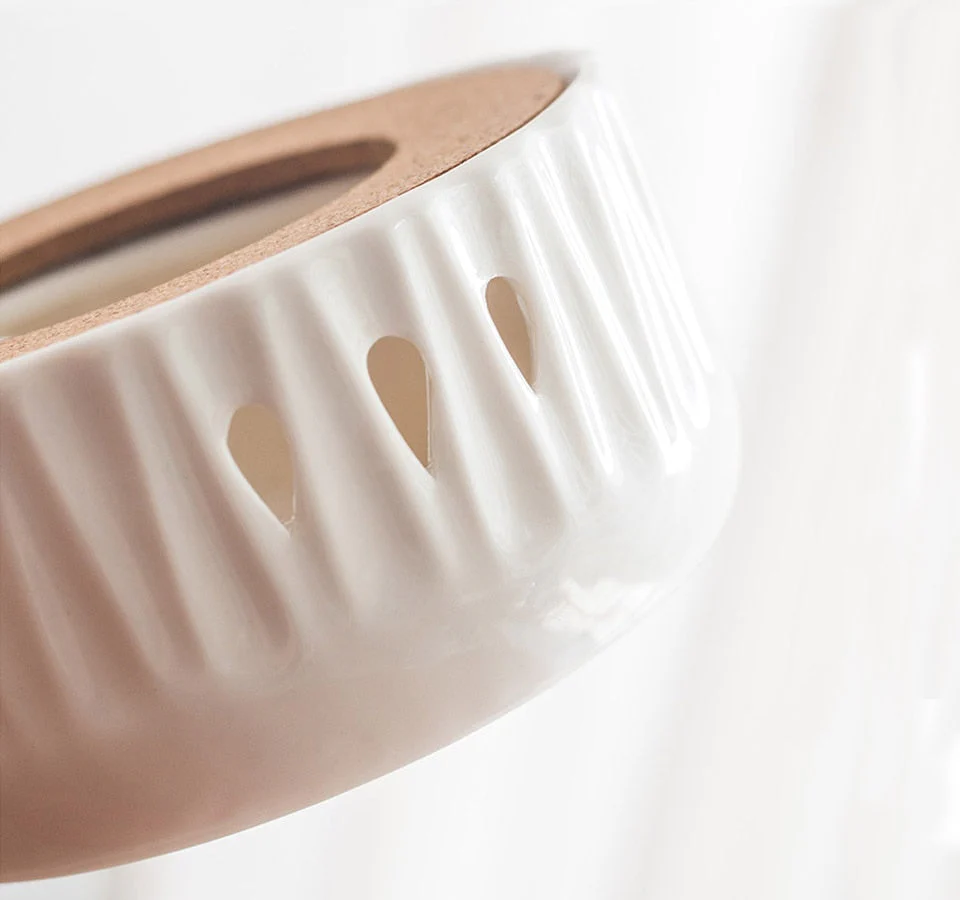 Mini Portable Ceramic Candle Teapot Warmer - Image 7