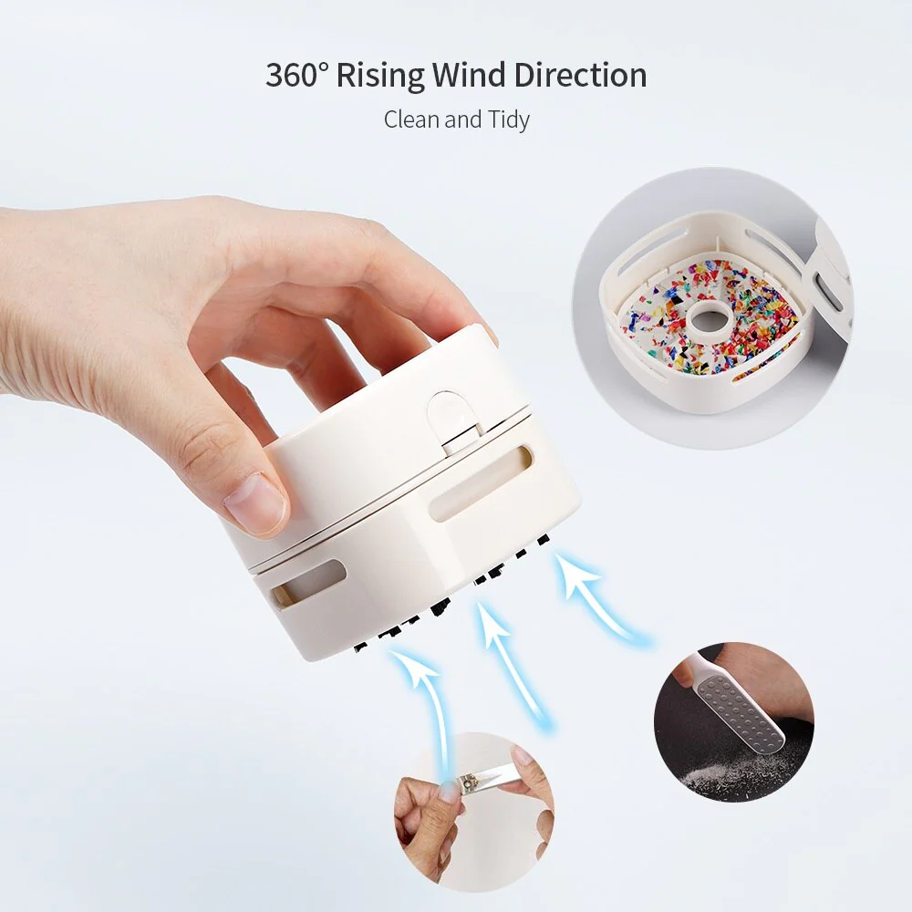 Mini Portable Office Desk Vacuum Cleaner - Image 5