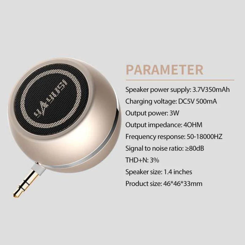 Mini Portable Wired Audio Jack Speaker - Image 11