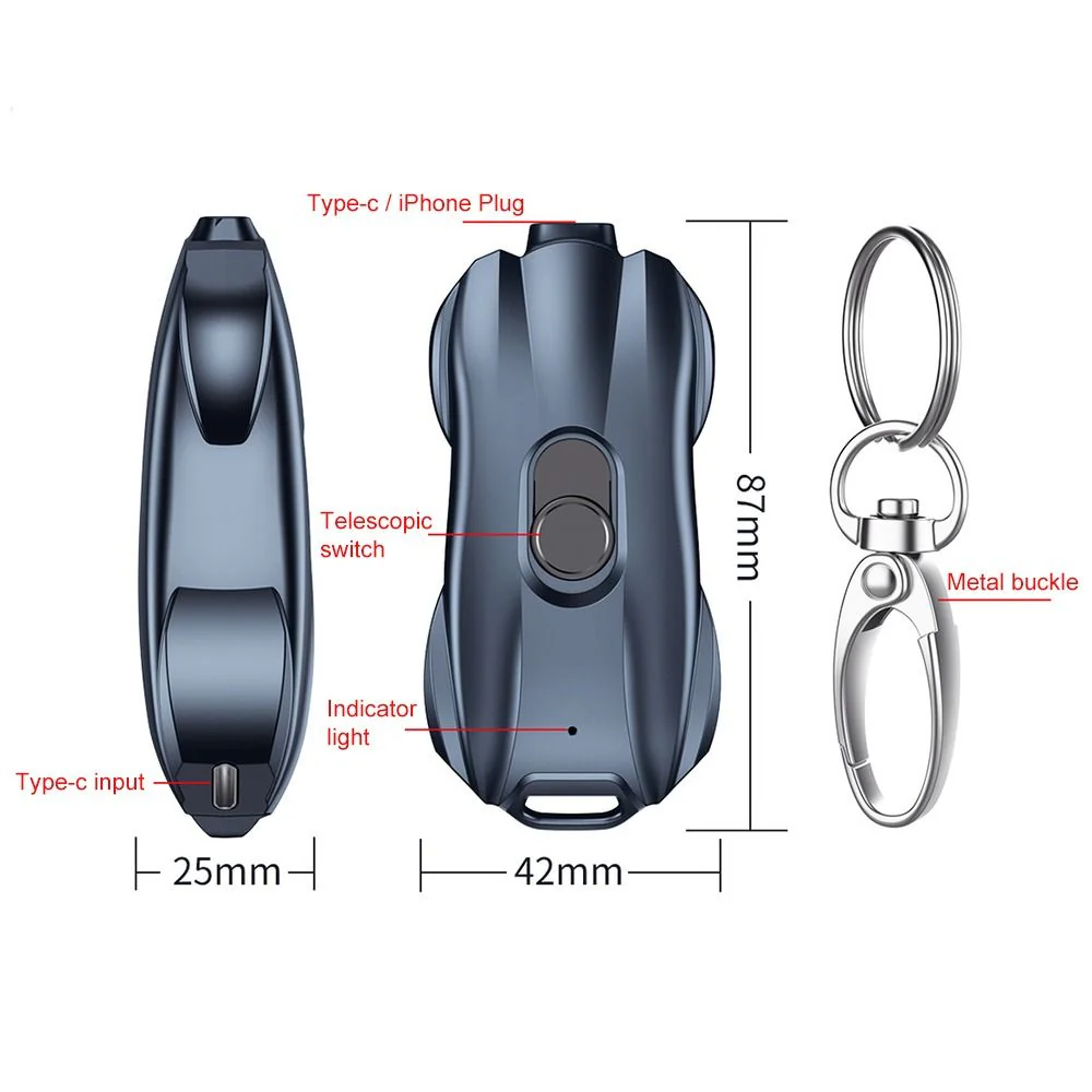 Mini Race Car Emergency Keychain Power Bank - Image 5