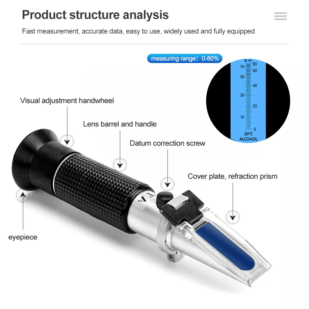 Mini Refractometer Fruit Sugar Tester - Image 3
