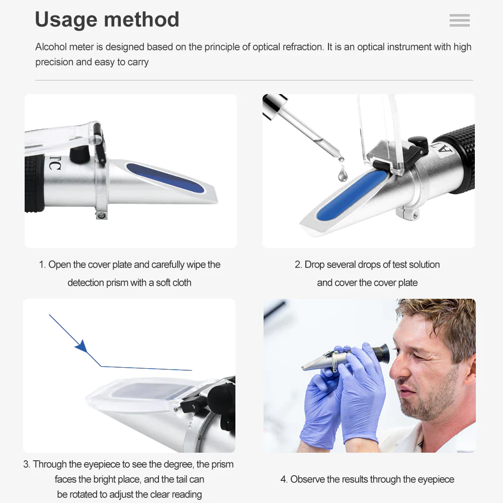 Mini Refractometer Fruit Sugar Tester - Image 4