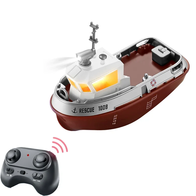 Mini Rescue Dual Motor Electric Toy Ship - Image 6