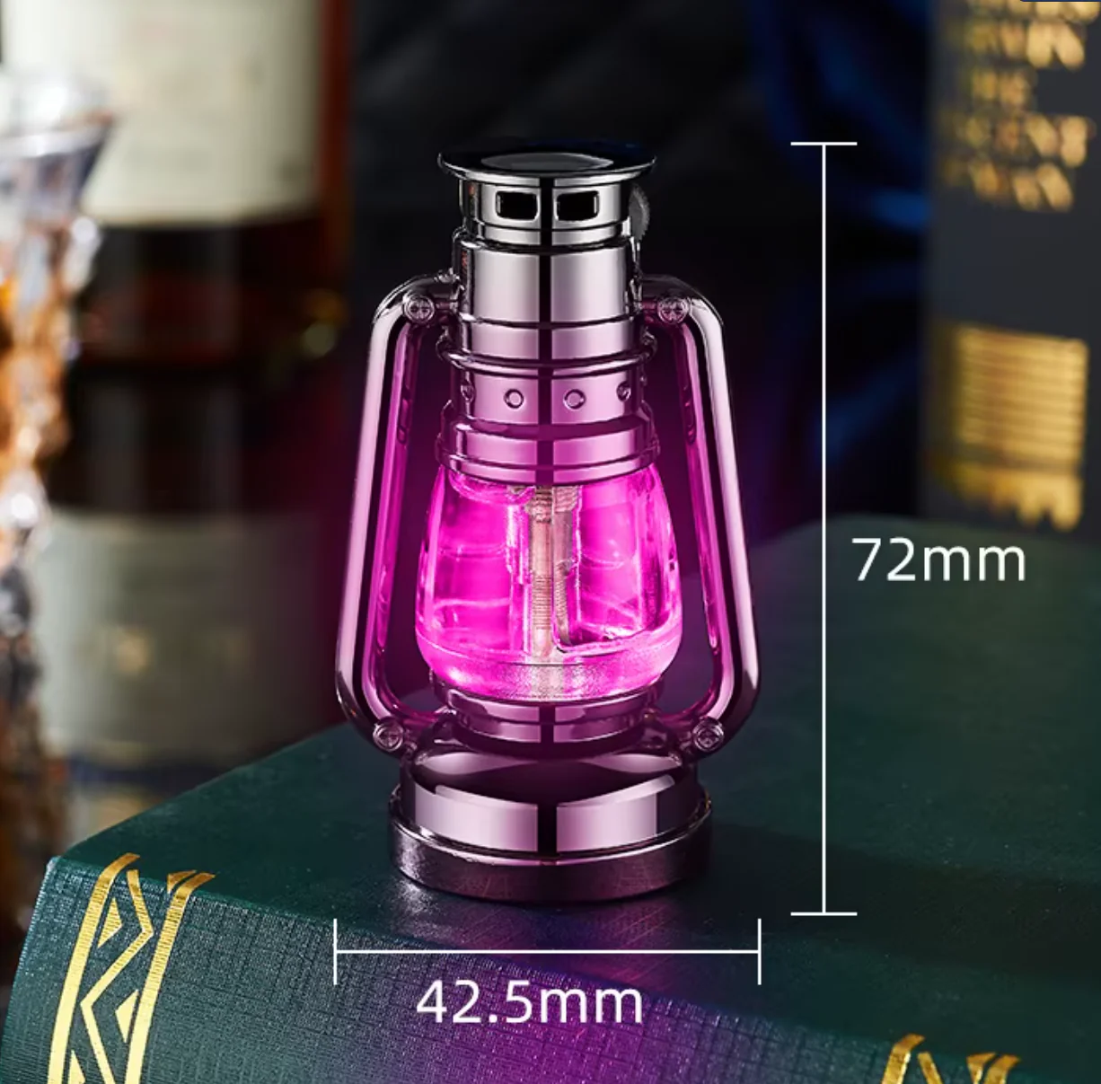 Mini Retro Flame Lantern Torch Lighter - Image 7