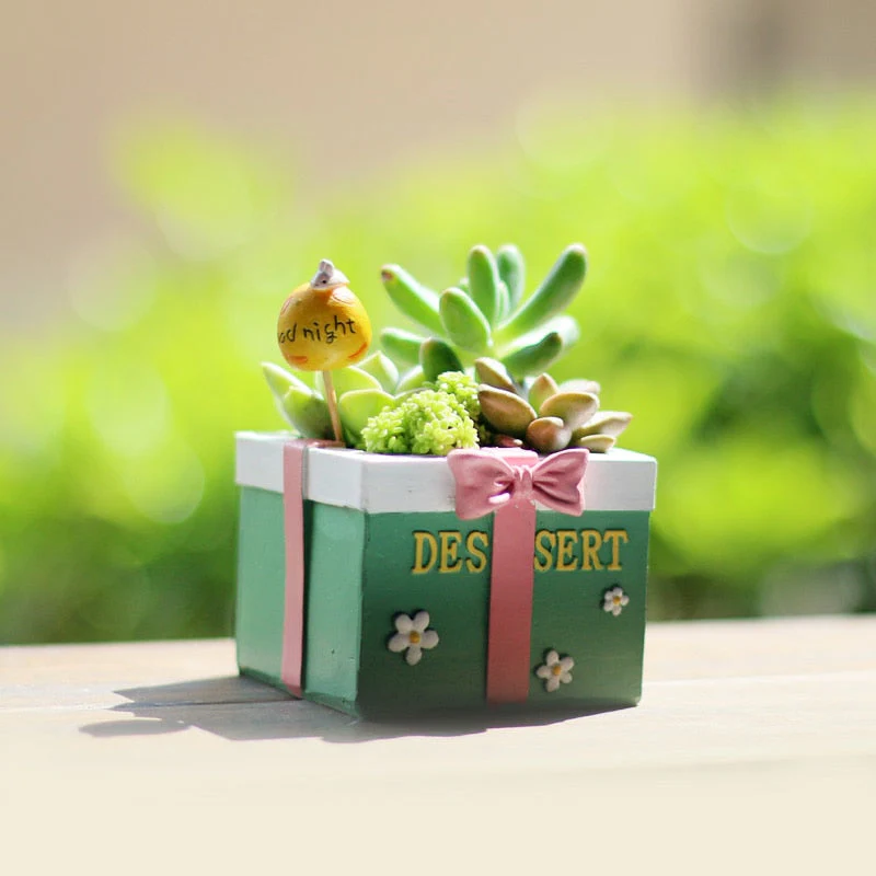Mini Retro Rome Column Flower Pots - Image 2