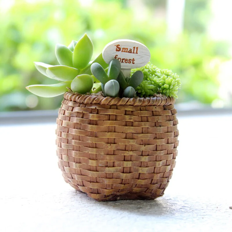 Mini Retro Rome Column Flower Pots - Image 3