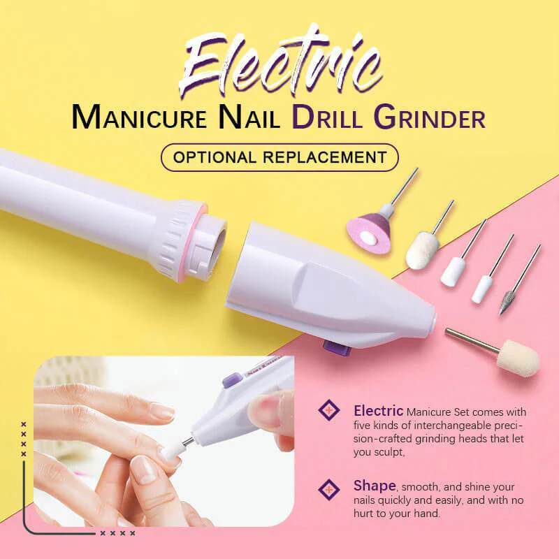 Mini Simple Electric Nail Care Kit - Image 3