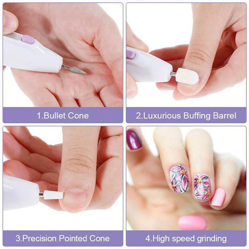 Mini Simple Electric Nail Care Kit - Image 5