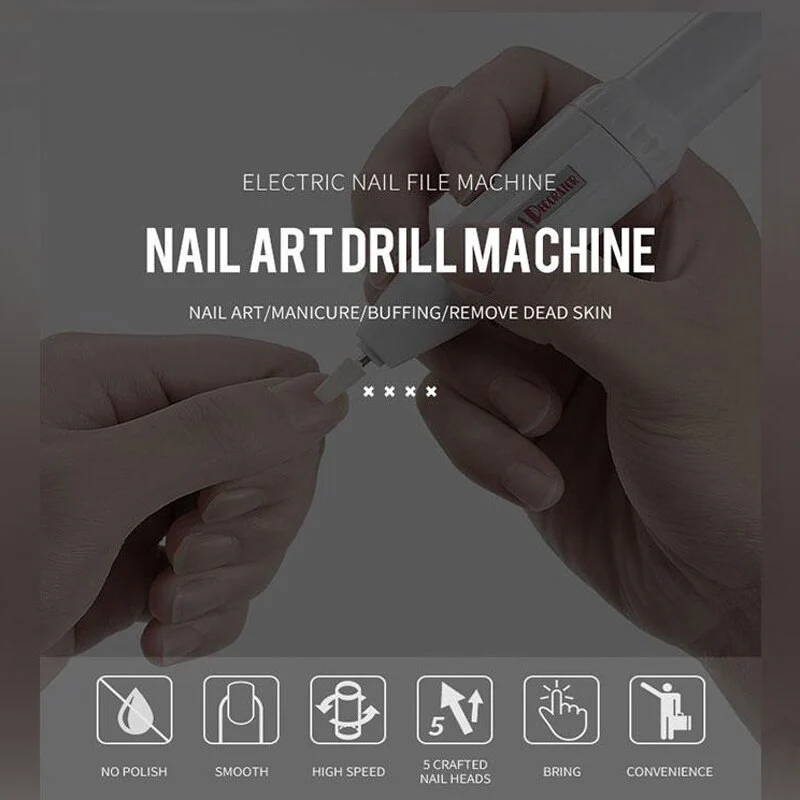 Mini Simple Electric Nail Care Kit - Image 6