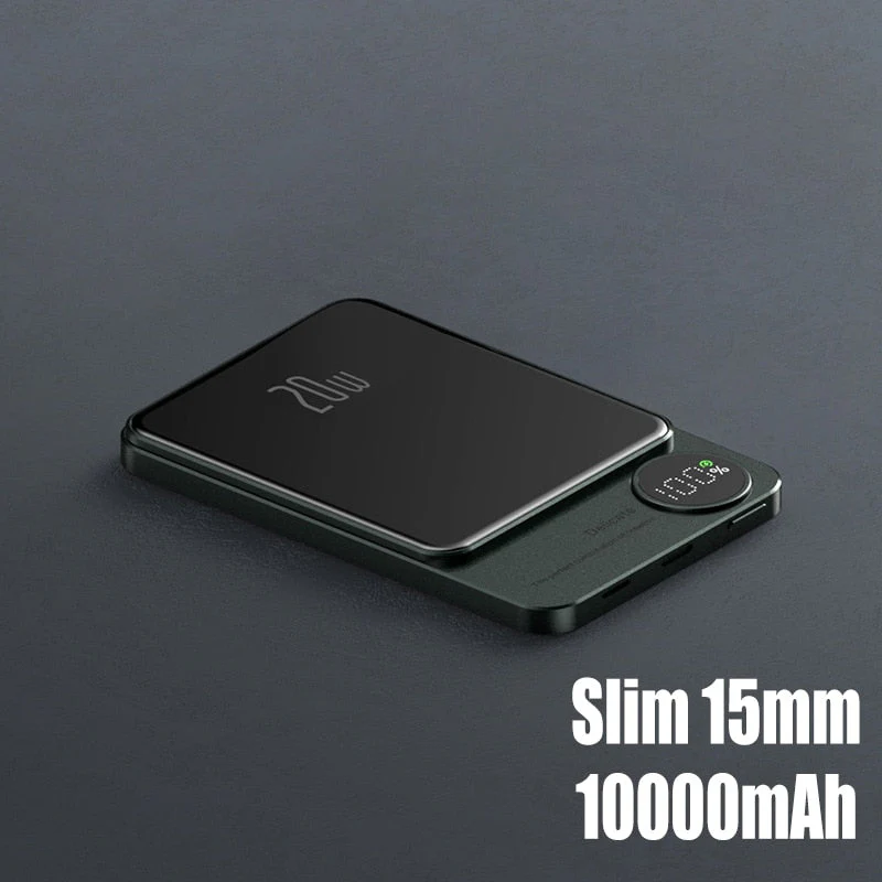 Mini Slim Magnetic Magsafe Wireless Charger Powerbank - Image 4
