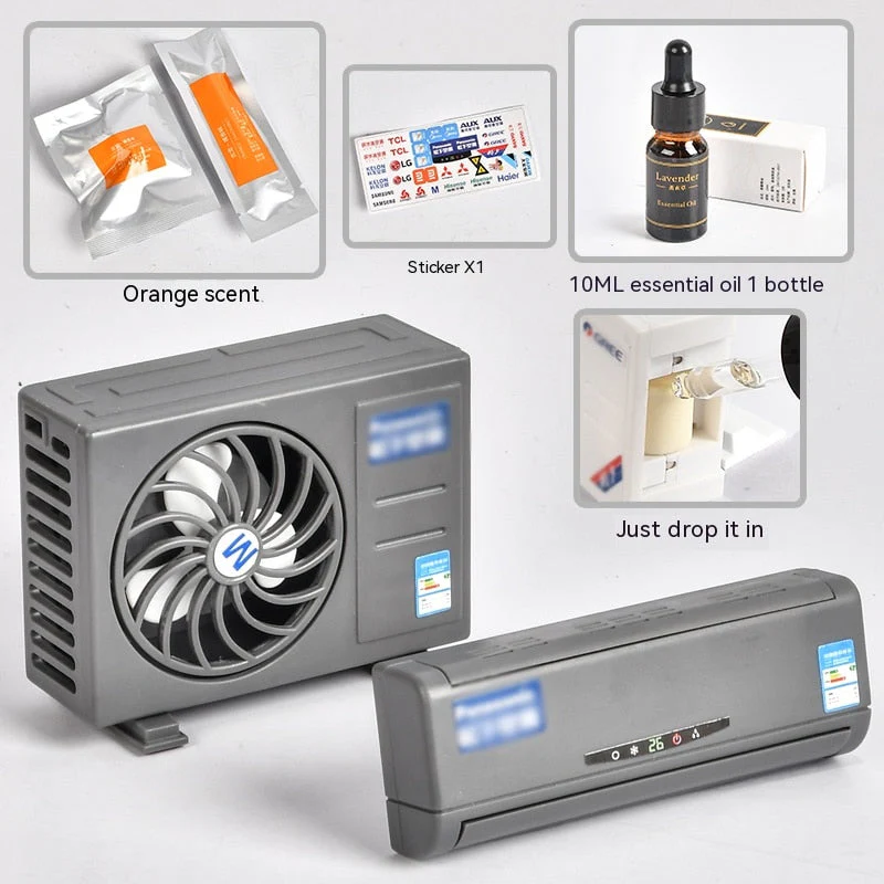 Mini Solar AC Car Aromatherapy Decor - Image 8
