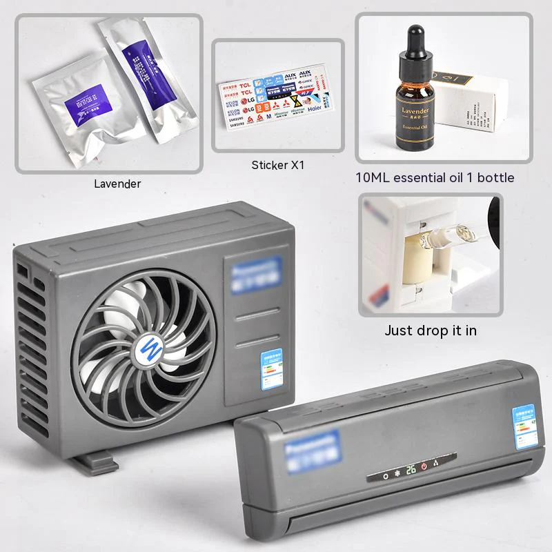 Mini Solar AC Car Aromatherapy Decor - Image 9