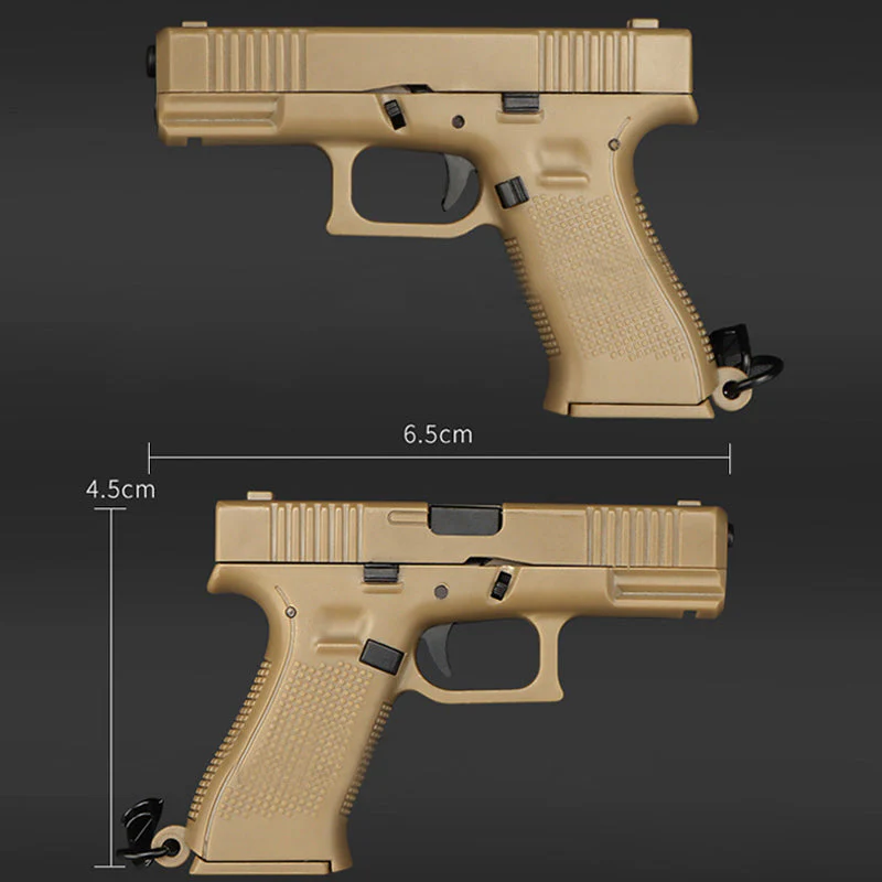 Mini Toy Pistol Shape Keychain - Image 4