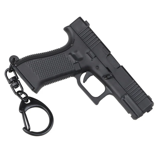 Mini Toy Pistol Shape Keychain - Image 5