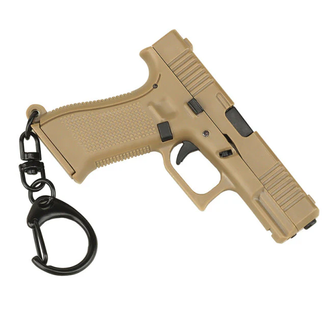 Mini Toy Pistol Shape Keychain - Image 7