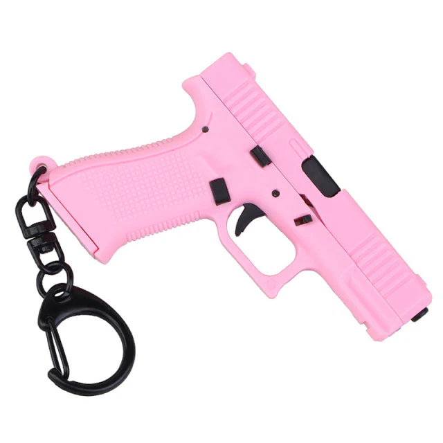 Mini Toy Pistol Shape Keychain - Image 8