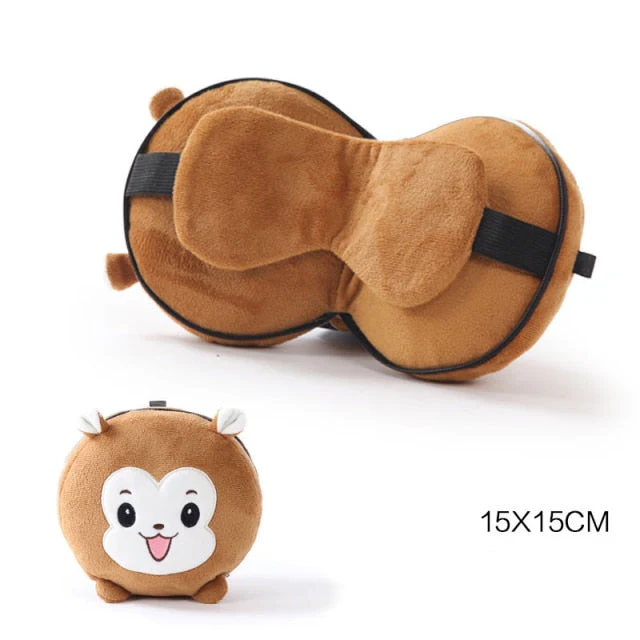Mini Travel Portable Eye Mask Pillow - Image 13
