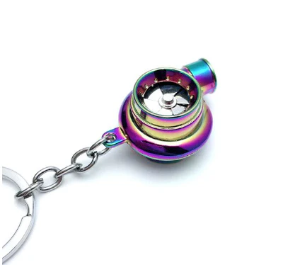 Mini Turbo Fan Keychain Flashlight - Image 3
