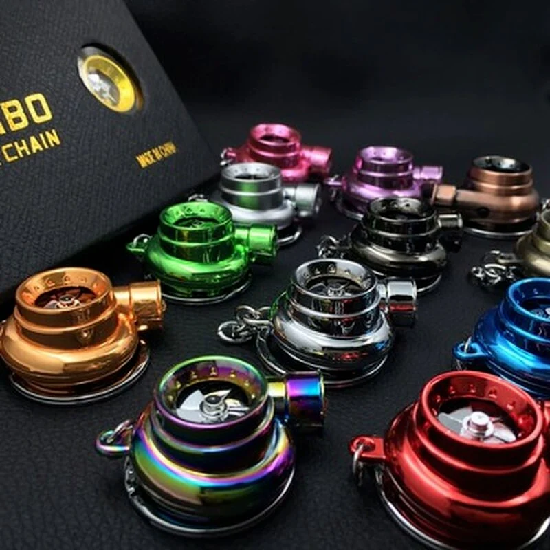 Mini Turbo Fan Keychain Flashlight - Image 4