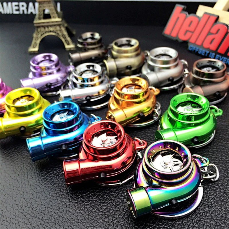Mini Turbo Fan Keychain Flashlight - Image 5