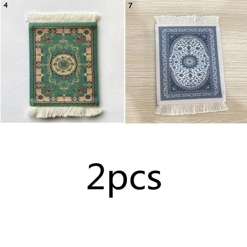 Mini Turkish Carpet Mug Coaster - Image 11