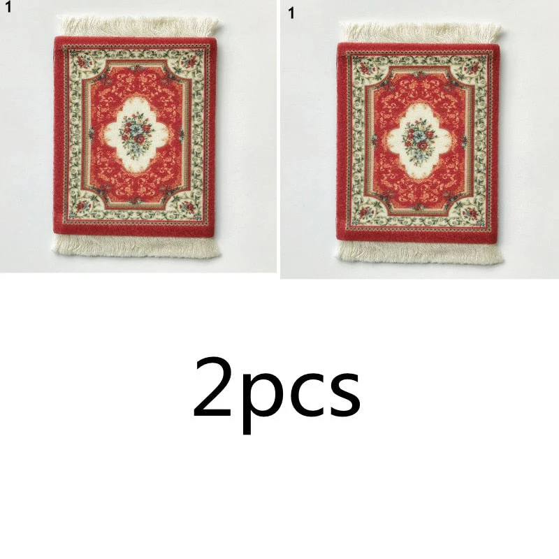 Mini Turkish Carpet Mug Coaster - Image 12
