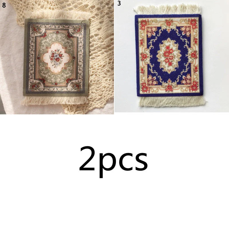 Mini Turkish Carpet Mug Coaster - Image 16