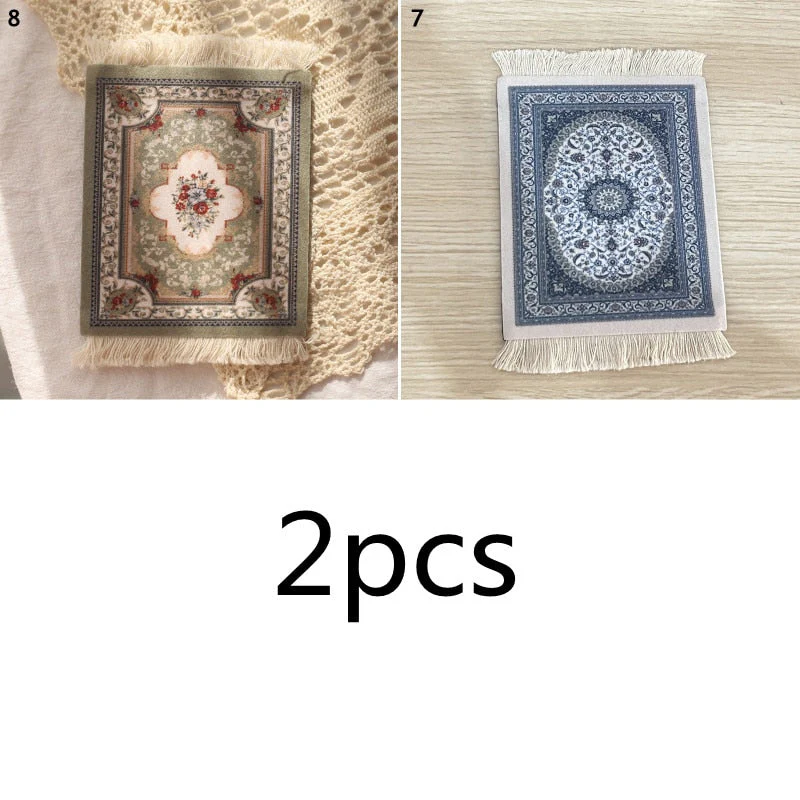 Mini Turkish Carpet Mug Coaster - Image 17
