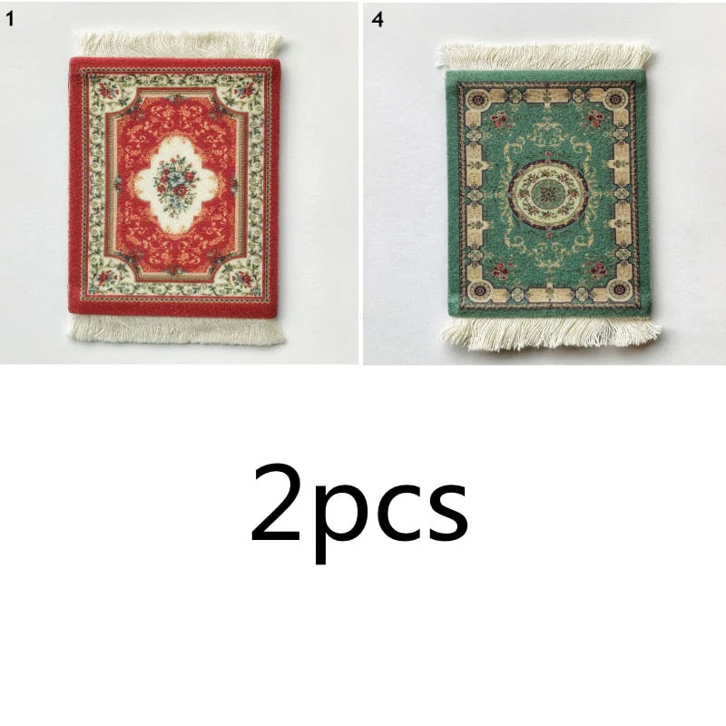 Mini Turkish Carpet Mug Coaster - Image 18
