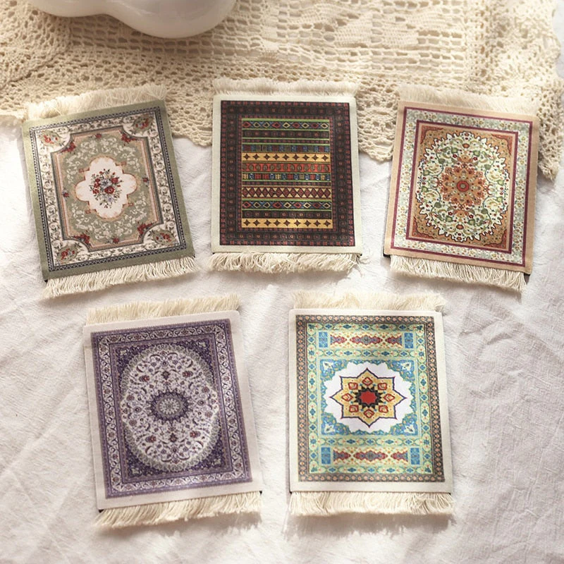 Mini Turkish Carpet Mug Coaster - Image 3