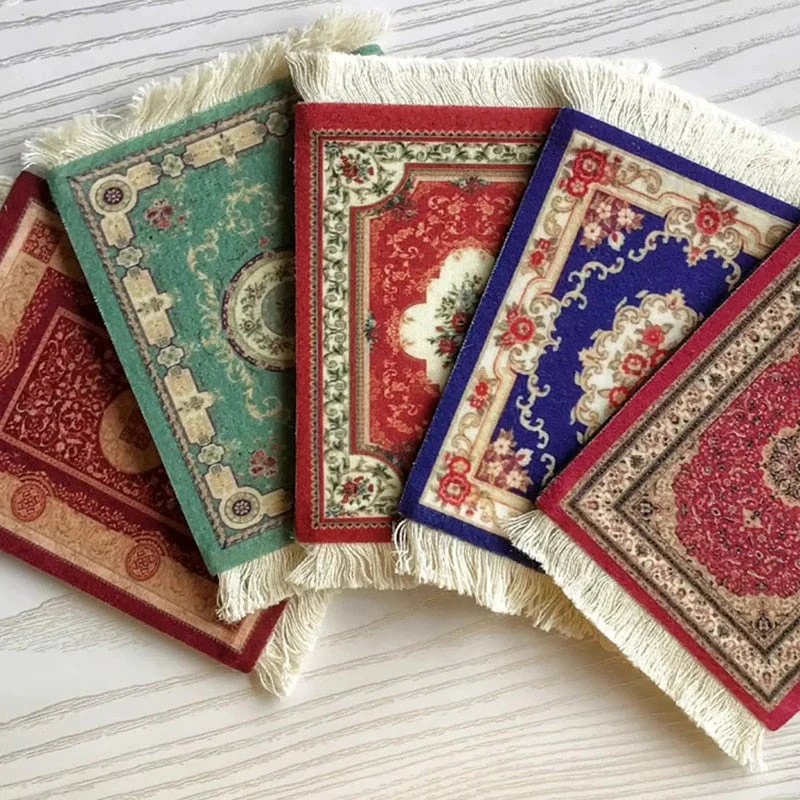 Mini Turkish Carpet Mug Coaster - Image 4