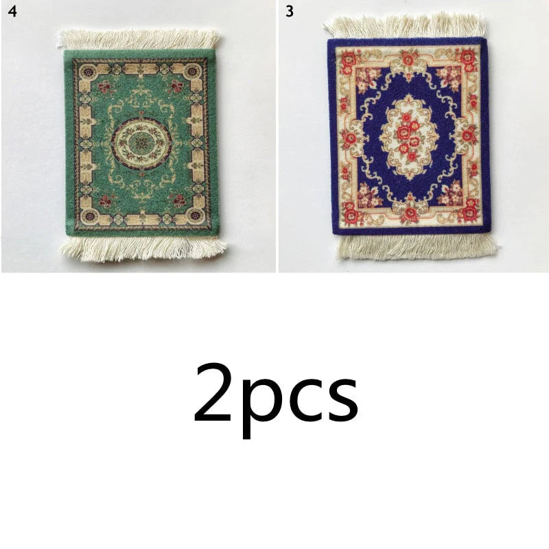 Mini Turkish Carpet Mug Coaster - Image 8