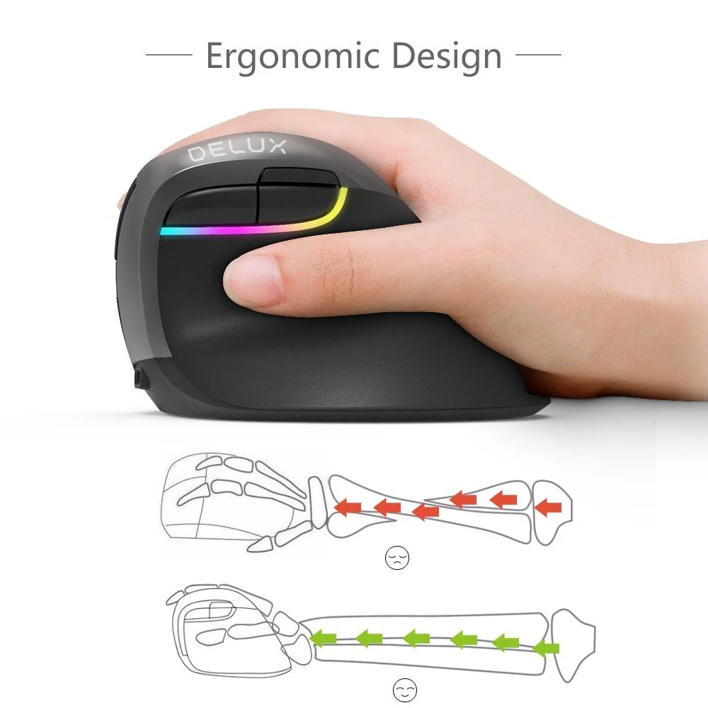 Mini Wireless Silent Ergonomic Mouse - Image 8