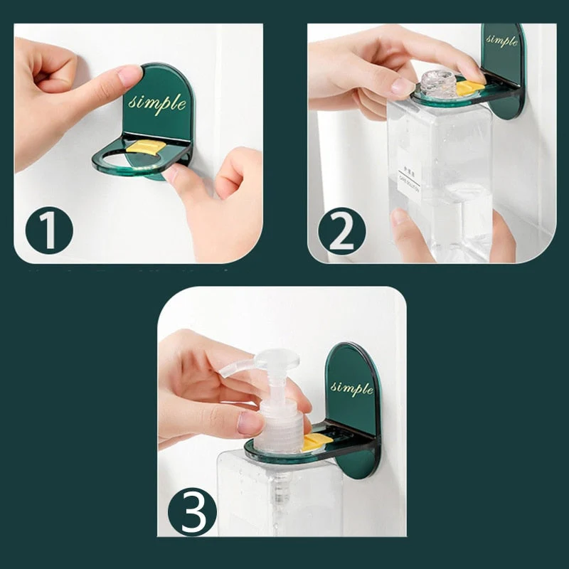 Minimal Self-Adhesive Bathroom Bottle Holder - Image 4