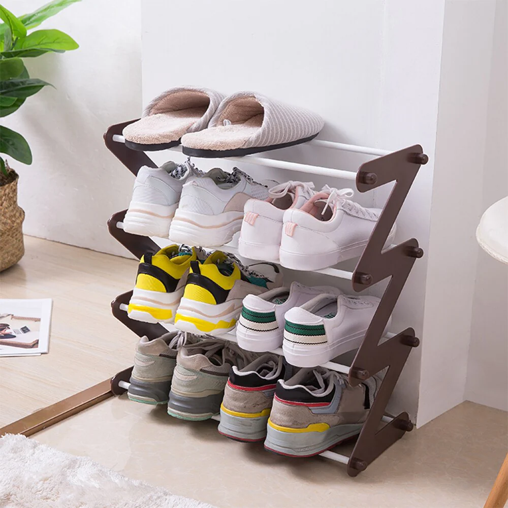 Minimal Z Adjustable Table Organizer and Shoe Rack - Image 2