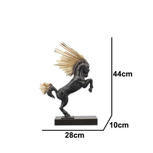Minimalist Abstract Horse Sculpture Art Figurine - Image 8