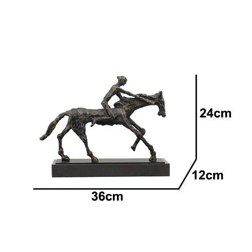 Minimalist Abstract Horse Sculpture Art Figurine - Image 9
