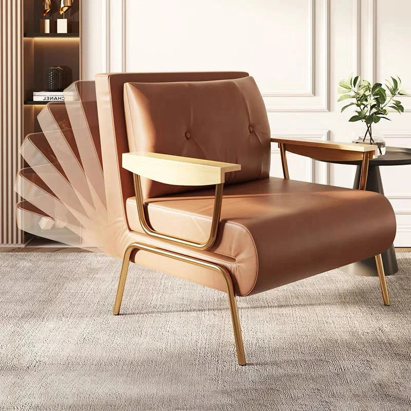 Minimalist Japanese Style Foldable Lounge Bed Chair - Image 3