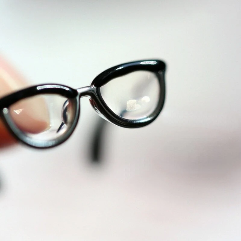 Minimalist Unique Mini Glasses Ring - Image 7