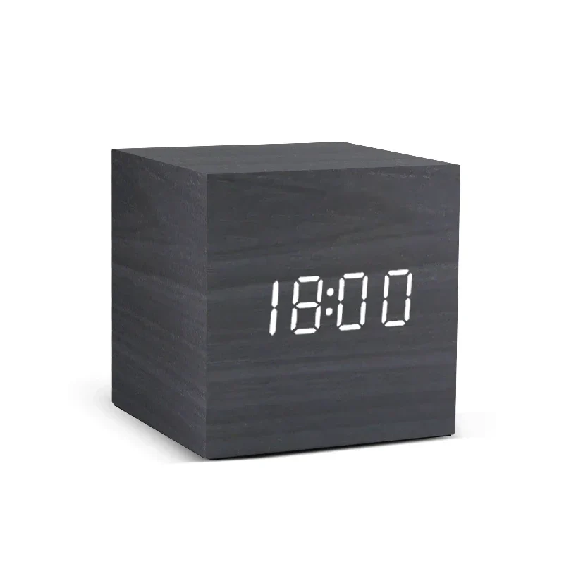 Minimalist Wooden Digital Desktop Alarm Clock - Image 5
