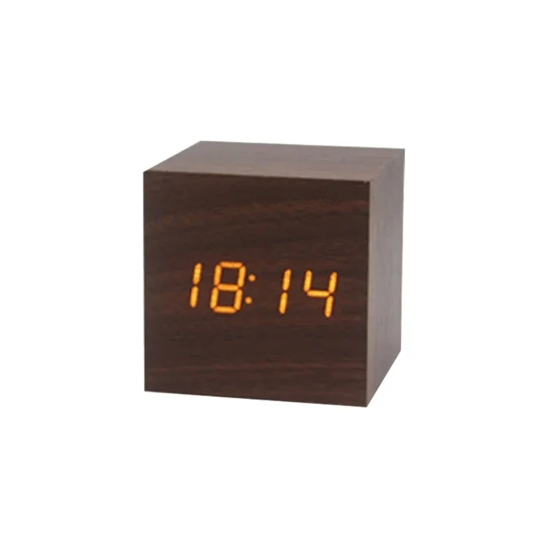 Minimalist Wooden Digital Desktop Alarm Clock - Image 6
